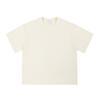 Camiseta de Algodón Pesado de Manga Corta Jianheng para Hombre Transpirable Básica de Cuello Redondo Manga Corta para Mujer Top Holgado Casual de Color Sólido