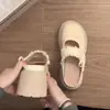 Zapatos de malla estilo Birkenstock con suela gruesa, slip-on, punta redonda, para mujer, verano, uso exterior, nuevos sandalias Mary Jane transpirables 2026