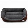 Jaula para Perros Semi-cerrada Linda Huella de Mascota Jaula para Mascotas Impermeable Resistente a Mordeduras Cama para Mascotas Cama para Perros Caliente de Invierno Suministros para Mascotas