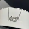 Versão Alta F Unissex Versátil Colar Pulseira com Fivela em 8 Ouro V Luxo Leve Banhado a Ouro 18K Fábrica de Ponta Atacado