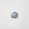 Arete de titanio F136 con forma de erizo de mar y corazón para lóbulo de la oreja, Piercing para labio de erizo de mar con rosca interna de titanio G23, Accesorio de joyería para la oreja