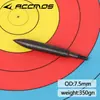 Arco y flecha tiro con arco viento roto pez negro flecha trueno 6.2 mm diámetro interior rosca reemplazable tiro preciso partido contrapeso flecha