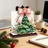 MZ1280-290 Estilo Nuevo Portaservilletas de Madera Caja de Almacenamiento de Servilletas para Fiestas Adorno Navideño Decoración de Escritorio