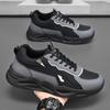 Calçados de proteção trabalhista, calçados masculinos, primavera de 2025, novos sapatos respiráveis, antiderrapantes, resistentes ao desgaste, tênis de sola grossa, sapatos casuais para pais