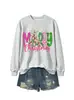 Comercio electrónico transfronterizo de Amazon, sitio europeo, sudadera de moda y divertida para mujer, diseño de copo de nieve de Feliz Navidad, en stock