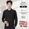 Algodão de Fibra Longa Gola Lapela Roupa de Trabalho Personalizada Manga Longa Outono Inverno Grupo Empresarial Publicidade Cultural Camisa Polo Estampa de Logo