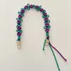 Estilo Nuevo Europeo y Americano Flor de Margarita Bohemia Cuerda Trenzada Hecha a Mano Correa de Repuesto para Bolso Cordón