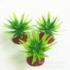 Bandeja de arena con césped pequeño de barba de dragón mini simulación transfronteriza 5.5cm decoración de árbol de plástico modelo de planta paisaje micro Verde