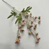 Planta Verde Única Simulada Xiaosumei Decoración de Sala de Estar Interior Hogar de Pie Bonsái Adornos Accesorios para Fotografía Venta al por Mayor