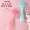Cepillo Suave de Silicona para Lavar la Cara, Cepillo Desmaquillante, Herramienta de Belleza Facial, Cepillo Portátil para Limpieza Facial, Artefacto Manual de Limpieza Profunda