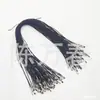 Cuerda elástica con puntas metálicas Cordón para mascarilla Hebilla para etiqueta Banda elástica Cuerda para encuadernar cuadernos Cuerda elástica con púas