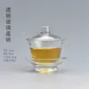 Xícara de Chá Coberta Azul e Branca Conjunto de Chá Kung Fu Tigela de Chá Sancai Cerâmica Doméstica Bule Grande Pintado à Mão Suspenso