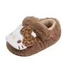 Zapatos Birkenstock para Niña Zapatos Peludos Estilo Otoño 2026 Zapatos de Algodón Cálido con Felpa para Niñas Niña Bebé Suela Suave Zapatos de Princesa