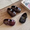 Zapatos para bebé niña, zapatos de cuero de otoño, zapatos de suela blanda para bebés de un año, zapatos para niños pequeños, zapatos de princesa para niñas, zapatos elegantes para niñas