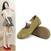 Zapatos planos Mary Jane estilo ballet, para mujer, suela blanda, punta poco profunda, correa única, zapatos casuales, punta redonda, nueva colección otoño 2026