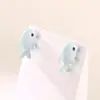 Pendientes de niña dinosaurio tiburón cachorro lindos transfronterizos pendientes de animales de dibujos animados mini joyería fresca al por mayor