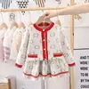 Conjunto de Cárdigan y Suéter para Niña 2024 Estilo Otoño Abrigo para Bebé Niña Conjunto para Niñas de Exportación