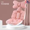 Tapete para Coche de Bebé Universal para Cuatro Estaciones Deslizante Artefacto para Bebé Cojín Cojín Carrito Almohadilla de Algodón Silla de Comedor Cojín para Niño Pequeño Cojín de Algodón Puro