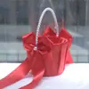 176 Cesta de Flores para Dama de Honor Novia Bolso de Boda Cesta de Flores de Pétalos Niña de las Flores Esparciendo Flores Blancas Pequeñas Cesta para Anillos