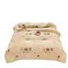 Colcha de punto de seda de leche grado A con fibra de soja y algodón, engrosada para abrigar en otoño e invierno, adecuada para dormitorios estudiantiles y se puede usar como relleno de colcha de primavera/otoño