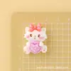 Accesorios de Resina de Gato y Oso Brillantes de Dibujos Animados Creativos Hechos a Mano DIY Accesorios para el Cabello Ligas para el Cabello Fundas para Teléfono Colgantes Hebillas para Zapatos Materiales
