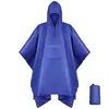 Capa de Chuva Poncho Leve, Poncho de Chuva Três em Um, Capa de Chuva Multifuncional Portátil Especial para Montanhismo e Caminhada ao Ar Livre