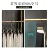 Perchero multifuncional de madera de haya de varias capas para pantalones y ropa, estante de almacenamiento para uso doméstico sin marcas, perchero plegable para pantalones, herramienta de almacenamiento para armario