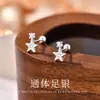 Aretes de plata pura S999 para mujer, forma de estrella con diamantes, sencillos, elegantes y con estilo, con cierre de rosca, nuevo modelo 2026