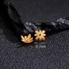 Prato de Flor de Crisântemo Banhado a Ouro Prata S925 Pequenos Acessórios DIY Moda Nova Chinoiserie Elegante Versátil Acessórios de Prato de Flor