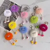 Lindo Conejo de Piernas Largas Bola de Carbón Peluche para Llavero de Coche Colgante Juguete de Peluche Encanto para Bolsos para Parejas