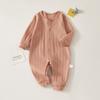 Mono de bebé Primavera y Otoño Algodón Puro Mono para Hombre y Mujer Cuatro Estaciones Manga Larga Pijama Harper Ropa Interior Base Traje de Gateo