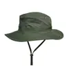 Sombrero de ala redonda con camuflaje multicolor Wanxing Transpirable para exteriores Entrenamiento de combate Sombrero de pescador Militar extranjero Gorro táctico Venta al por mayor