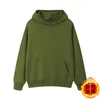 Sudaderas con logo personalizado, ropa de trabajo forrada de polar para otoño e invierno, sudaderas de corte holgado y camisetas culturales personalizadas para tiendas de hot pot y té de leche.