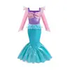 Comércio Exterior Transfronteiriço Moda Infantil Vestido Princesa Sem Mangas Moderno Cauda de Peixe Saia Longa Meninas Sereia Pequenas Mangas Voadoras Vestido de Lantejoulas