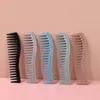Pente Eletrodepositado Gradiente 177 para Cabelo Longo, Pente Vintage para Cabelo Estilo Óleo, Pente de Dentes Largos, Pente Eletrodepositado para Pentear
