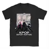 Camiseta para Hombre Nuevo Estilo Harajuku Americano K-Pop Cazador de Demonios Tigre y Pájaro Cazador de Demonios Camiseta con Estampado de Tigre
