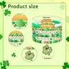 Calle. Pulsera del Día de San Patricio Pulsera Fresca Verde de Arcilla Suave Transfronteriza Europea y Americana Festival Irlandés Lucky Lucky