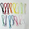 Nuevo estilo de cordón para botellas de agua, cordón corto para teléfono, cuerda de color dopamina, accesorio de llavero para muñeca