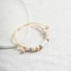 Pulseira étnica de cerâmica de Jingdezhen novo estilo chinês pulseira tecida com miçangas namoradas pulseira Mori pequena joalheria atacado