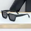 Spp005 Moda Transfronteriza Superior Marco Negro Lujo Vacaciones Cuadrado Gafas de Sol Negras Gafas de Sol de Nicho Exterior Pp