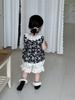 Roupas Finas de Verão para Meninas 2026 Novo Estilo Coreano Shorts de Renda Camisa Floral Boneca Infantil
