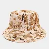 Novo Chapéu de Pescador Camuflado para Homens e Mulheres, Chapéu de Sol para Caminhada ao Ar Livre, Versátil Chapéu Bucket Casual Esportivo para Aventura na Selva