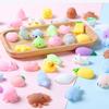 Bolinhos de animais beliscar música novidade criativa estudante pequeno presente descompressão selo boneca brinquedo de ventilação