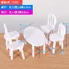 Móveis modelo mesa mesa de areia arquitetônica material diy feito à mão miniatura ornamentos internos cena mini cadeira