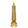 Adornos de la Torre Wenchang de Aleación Torre Wenchang de Nueve Pisos Metal Wenchang Tower Wangwang Grande Cong Torre Wenchang