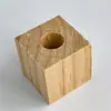 Imán Magnético para Refrigerador de Arreglo Floral Creativo DIY Transfronterizo Se Puede Usar para Decorar Adornos Cuadrados de Madera Cuadrado de Madera Maciza