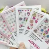 Adesivo de diamante acrílico para unha adesivos de unha com diamante adesivos decorativos para rosto Diamante AB girassol Pérola Cristal adesivos