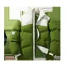 Chaqueta Gruesa de Patchwork y Bloques de Color de Moda para Hombre Chaqueta Acolchada para Adolescentes Parejas Cuello Alto Multicolor Corte Holgado Unisex
