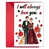 Transfronterizo 1 Juego/Pieza Juego de Sobres para Tarjetas de Felicitación del Día de San Valentín, Tarjeta de Bendición de Deseos de Boda, Tarjeta de Mensaje de Regalo Estilo Nuevo