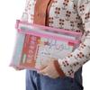 Bolsa para Documentos Transparente A4 Bolsa para Examen de Maternidad Bolsa para Almacenamiento de Exámenes de Estudiante Linda Bolsa de Información Multicapa Bolsa de Archivo